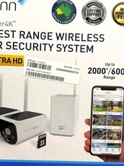Swann MaxRanger Wi-Fi NVR Camera System 64GB MicroSD Card – AS IS – SWNVK-MAXV2S