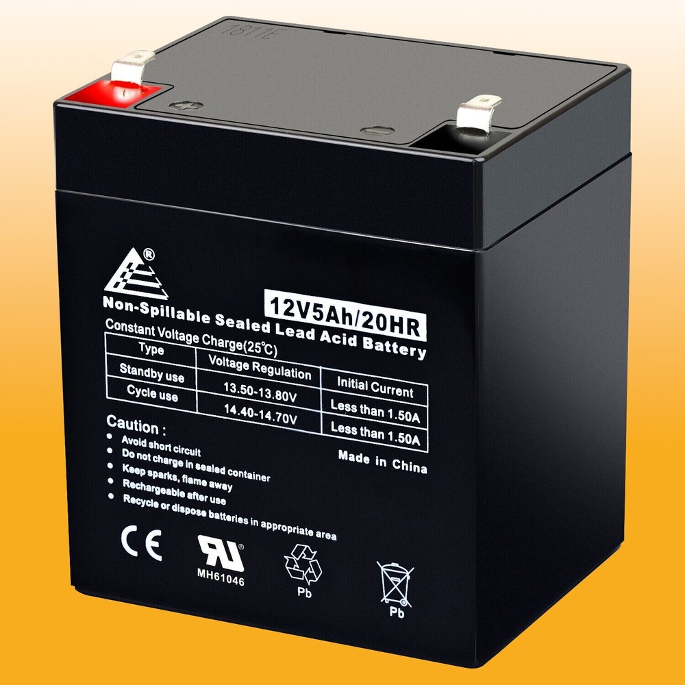Rechargeable 12V 5Ah UPS Battery for Topin 12V5AH/20HR