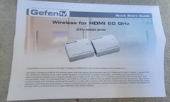 Gefen GTV-WHD-60GHz Wireless for HDMI Extender at 1080p up to 33 ft New Open Box