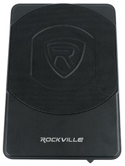 Rockville SS10P 10″ 800w Slim Under-Seat Active Powered Car/Truck Subwoofer Sub