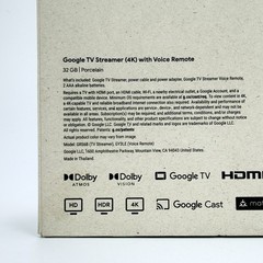 Google TV Streamer 4K 32GB with Voice Remote – Porcelain Color Brand New Sealed