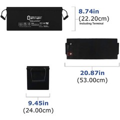 Mighty Max 12v 200ah Solar Power Battery – Deep Cycle