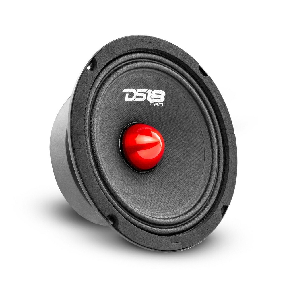 DS18 PRO-GM6B 6.5″ MIDRANGE CAR SPEAKER WITH BULLET LOUDSPEAKER 480 WATTS 8 OHM