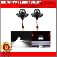 2PCS LED License Plate Light Car Modification Parts Tag Light for F150 F250 F350