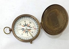 American Compass Antique Vintage Brass Compass Rustic Vintage Home Decor Gifts