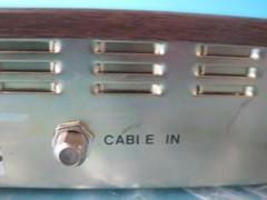 AWESOME VINTAGE DIAMOND CABLE ELECTRONICS TV/CABLE CONVERTER WOOD GRAIN NEW NOS