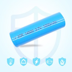 3.7V Rechargeable Battery Button Top 1200mAh Capacity Lithium Cell Battery – AA