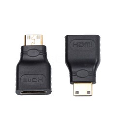 Mini HDMI Male to HDMI Female Converter Adapter Cable Connector 1080P