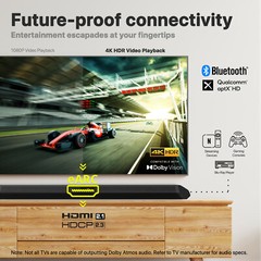 Nakamichi Shockwafe Ultra 9.2.4Ch 1300W Soundbar w Dolby Atmos, eARC+SSE Max A-