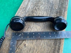 TeleMatrix Black Push Button Retro Wall Phone 290091