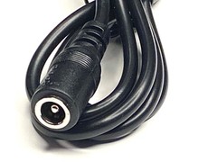 (5) Pack 6ft. DC Barrel Power 5.5mm x 2.1mm Extension Cable Male to Female