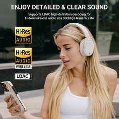 Edifier W830NB Active Noise Cancelling Bluetooth Wireless Over-Ear Headphones