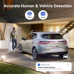 ANNKE 8MP Dual Lens 4K PoE Security IP Camera Color Night Vision Two Way Audio
