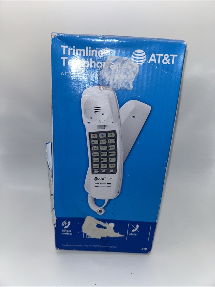 AT&T Trimline Telephone TR1909 13 Number Memory Redial