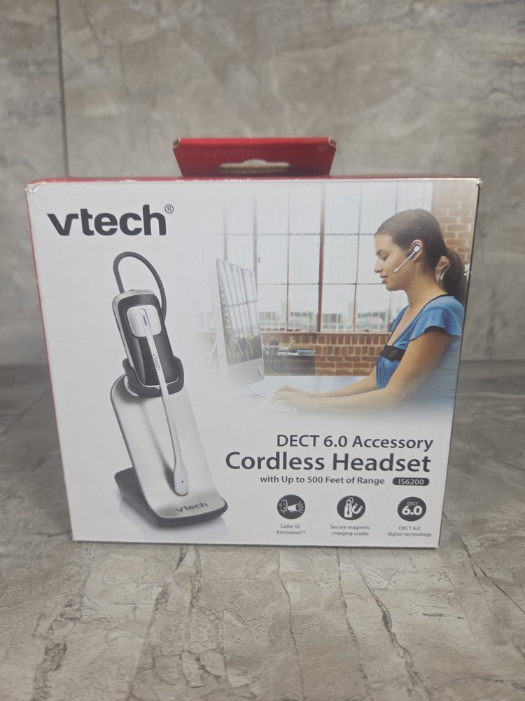 Vtech DECT 6.0 Accessory Cordless Headset IS6200 Open Box