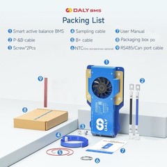 DALY Smart Active Balance BMS 200A 24V-60V 8S-17S Built-in Bluetooth
