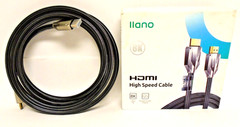 Llano 8K HDMI High Speed 10 ft. Cable Ultra HD Double Screen Display Open Box FS
