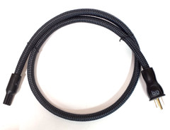 AudioQuest NRG AC Power Cable 1M IEC C13 to NEMA 5 15P Braided Black Cord