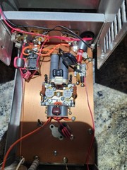 307 AMPS Linear amplifier . (2) 2SC2879C 💊 and cooling fan. SOLD AS PARTS.