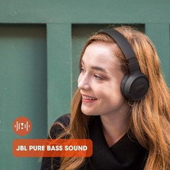 JBL Tune 510BT On-Ear Headphone Black Foldable 40Hr Battery Built-in Microphone