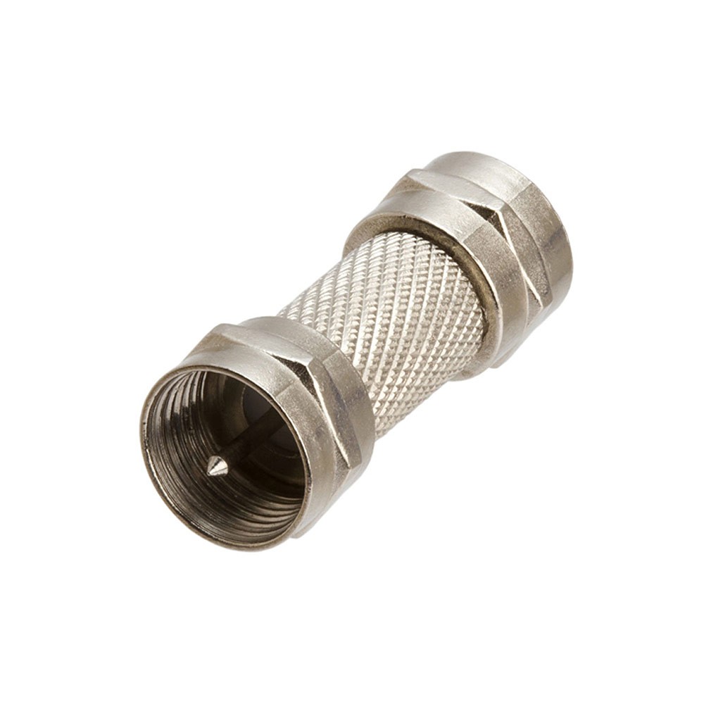 F-Type Male to Male Coaxial Cable Coupler RG6 RG58 Coax Connector Jack Adapter