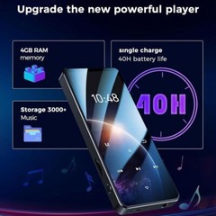 Bluetooth Support MP4/MP3 Lossless Music Player FM Radio Recorder Sport US