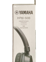 Yamaha HPH-50B Compact Closed-Back Headphones, Black
