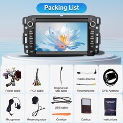 AWESAFE Android Car Stereo for Chevy Silverado 2007-2013, GPS, Bluetooth, CarPla