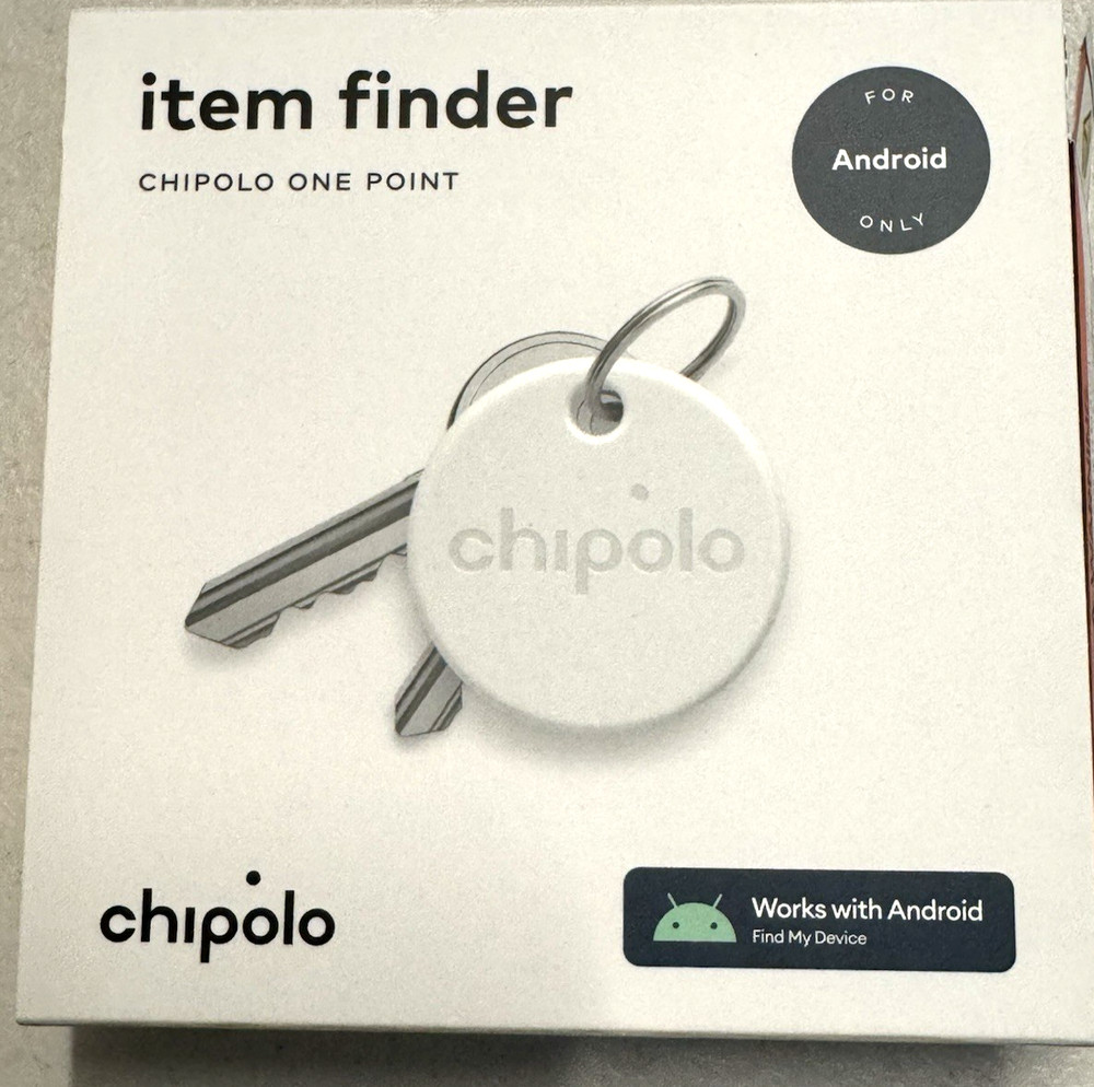 New Chipolo One Point Item Finder White for Android Devices
