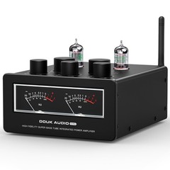 Douk Audio Bluetooth Tube Amp: 300W x2 TPA3255 2 Channel Stereo Power Amplifi…