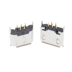 MICRO USB 5pin Female Vertical Seat Jack Direct plug-in Port Power diy Plug