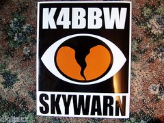 Large SKYWARN Magnetic Custom Callsign NWS Storm Spotter Sign ARES RACES ecom