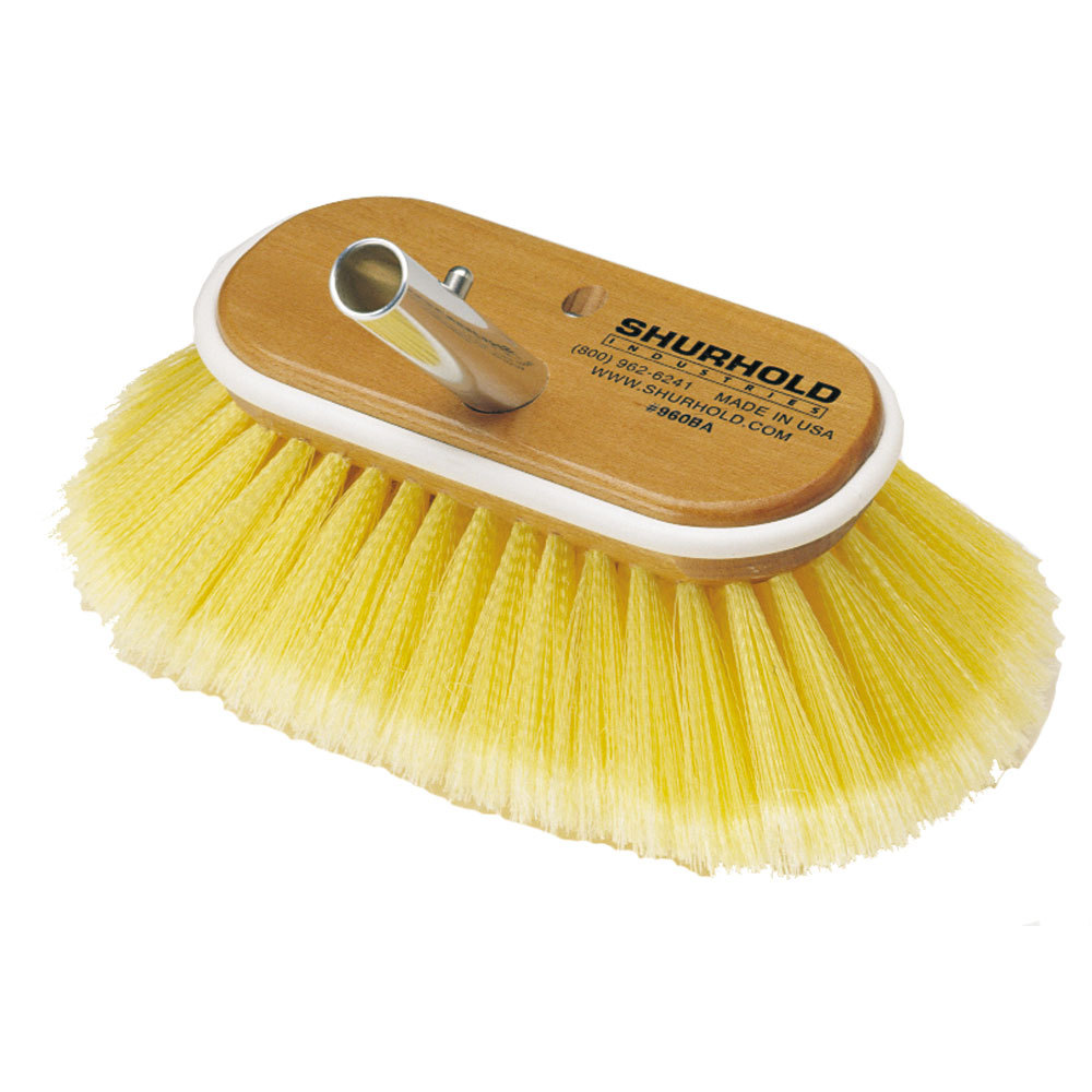 SHURHOLD 6″ DECK BRUSH SOFT YELLOW POLYSTYRENE