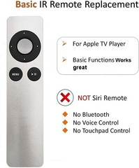 Remote Control Replacement for Apple TV 1-4 Gen A1427 A1469 A1378 A1625 A1842