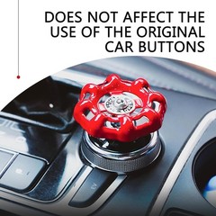 Push Start Button Cover, Metal Car Rotary Knob Decor, Auto One Click Start Decor
