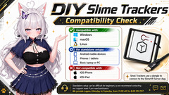 SlimeVR Compatible Full-Body Trackers 8-Pack | VRChat SteamVR FBT Kit Budget Fri