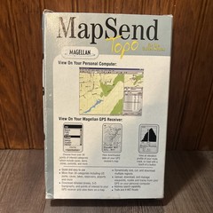 Magellan MapSend Topo For The United States CD-ROM Software W PC Cable