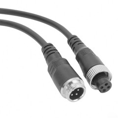 15M 4Pin Connector Cable Waterproof for Truck Van Trailer CCD Rear View Camera