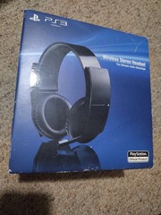 Sony Playstation 3 Wireless Gaming Black Headset Model PS3 No Dongle