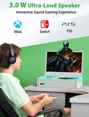 Portable Gaming Monitor 14 4K IPS HDR10 AMD FreeSync HDMI DEPGI Screen Xbox LED