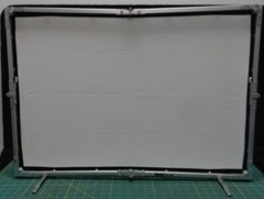 Da-Lite Fast-Fold Mini Projection Screen with Carrying Case 28″x19″ Screen Size