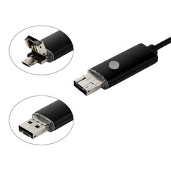 1M 6LED USB Waterproof Endoscope Borescope Mirco Snake Inspection Camera