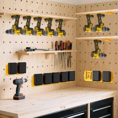 20 Packs Tool Holder and Battery Mount Holder for Dewalt 20V, 10 Pack Battery…