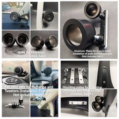 Focal ES100KE , Aluminum Pods for Focal Midrange and Tweeters