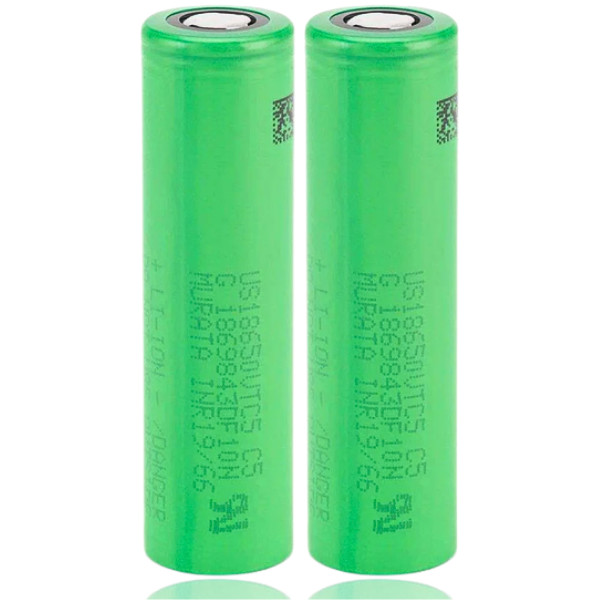 2-Pack Sony VTC5 Battery 2600mah CDR 20A | Murata Rechargeable Batteries
