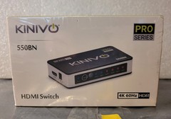 Kinivo 550BN 4K 60Hz HDR 5-Port HDMI Switch PRO Series – NEW IN BOX 550BN1852096