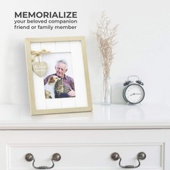 Rustic Wood Family, Friend or Pet Memorial 8×6.25 Inch (Pack of 1), Brown
