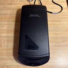 RadioShack VHS Rewinder w/ Auto Stop, Black Model 44-1200 w/ box TESTED