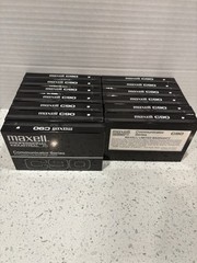 13 Vintage Maxell C90 Cassette Tapes Professional Communicator Series New Sealed
