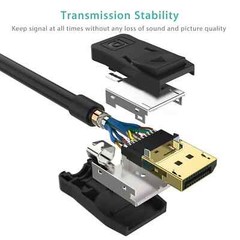 Lot of 1-10 5FT DisplayPort to Display Port Cable DP to DP 4K UHD Video Cord USA